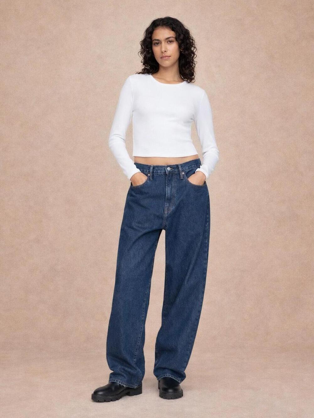 Gap Baggy Wide Leg Jeans 28x32 Mens Womens 6 8 Y2K TikTok Zara NWT Unisex